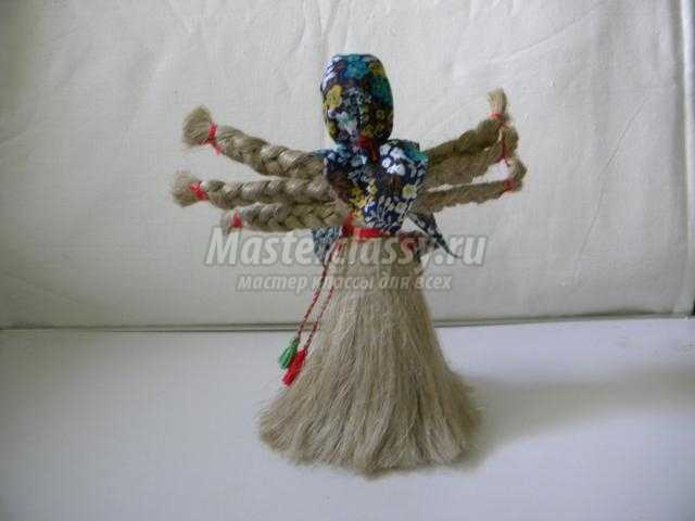 традиционная кукла изо льна своими руками. Филипповка
