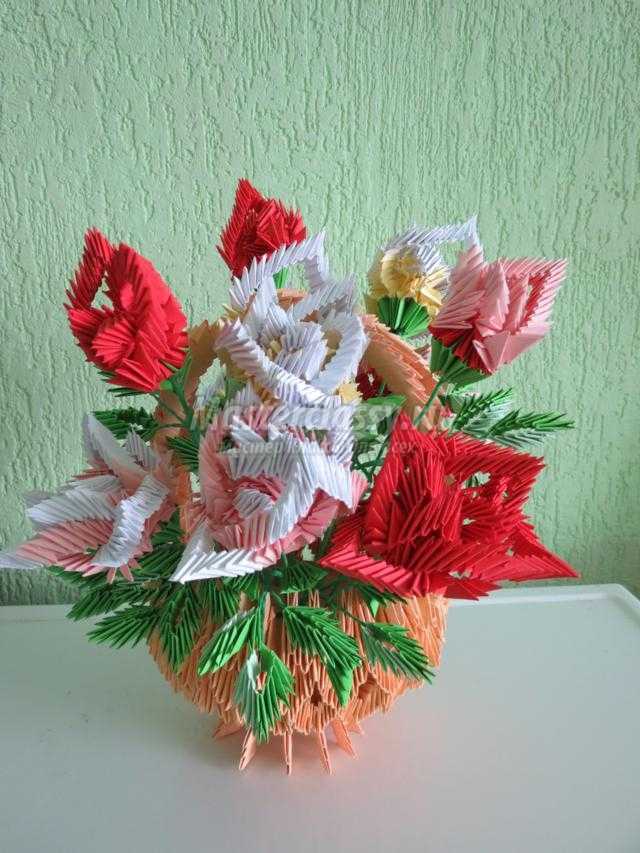 Модульное оригами - цветы