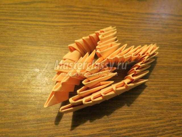 корзинка технике модульное оригами