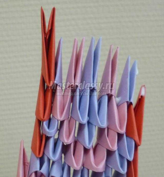 морская звезда в технике модульное оригами