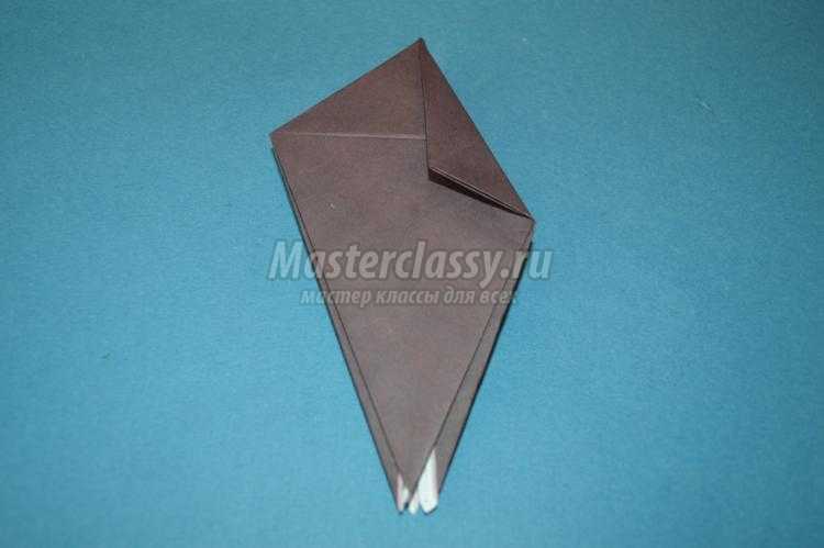 оригами летучая мышь. Серый кардинал