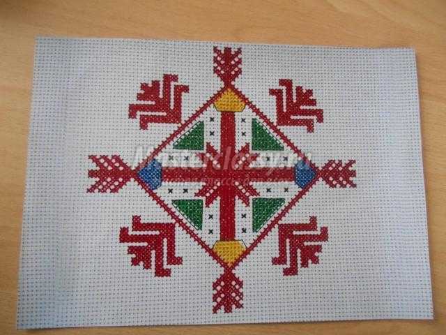 чувашская вышивка крестом