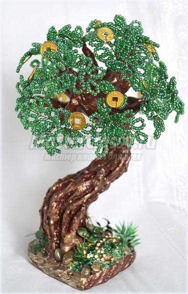 бисерное дерево подарок