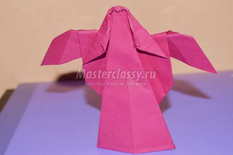 ангел света в технике оригами