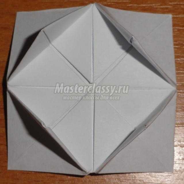 новогоднее панно оригами-мозаика. Снегурочка