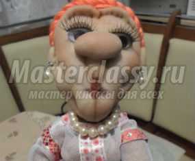 Кукла из капроновых чулок. Украинка. Мастер-класс с пошаговыми фото