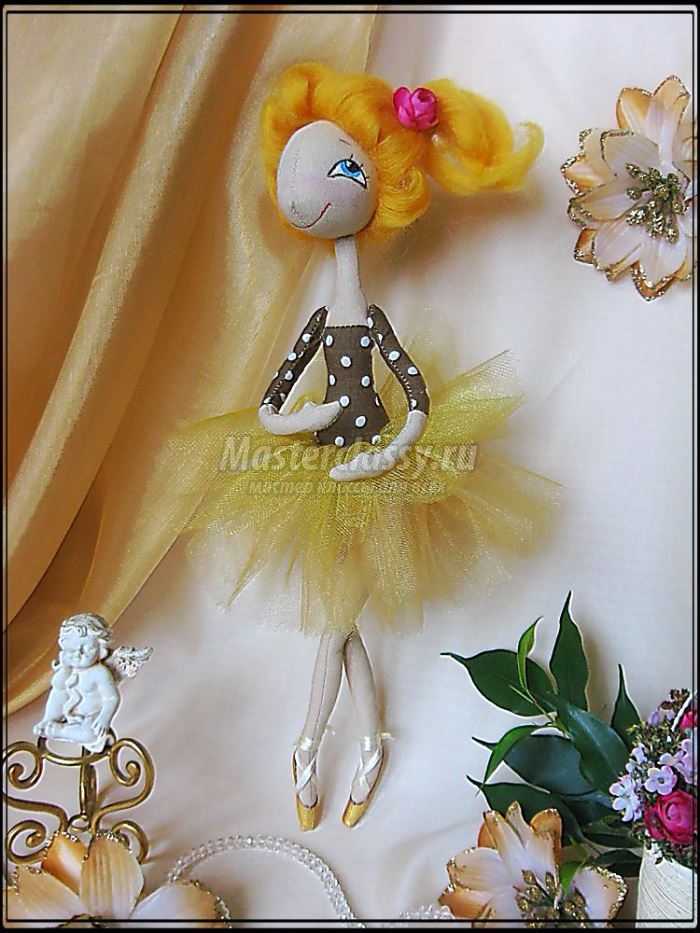 Каркасная кукла балерина
