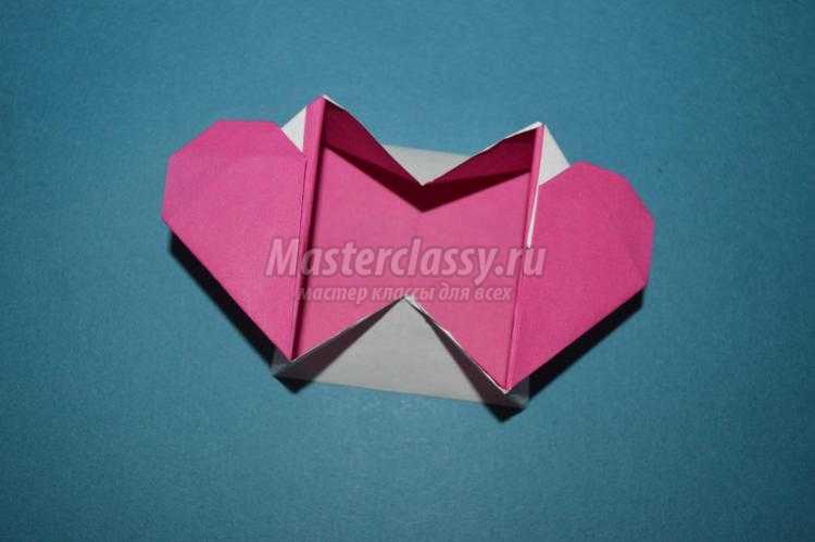оригами. Валентинка-конверт ко Дню влюбленных