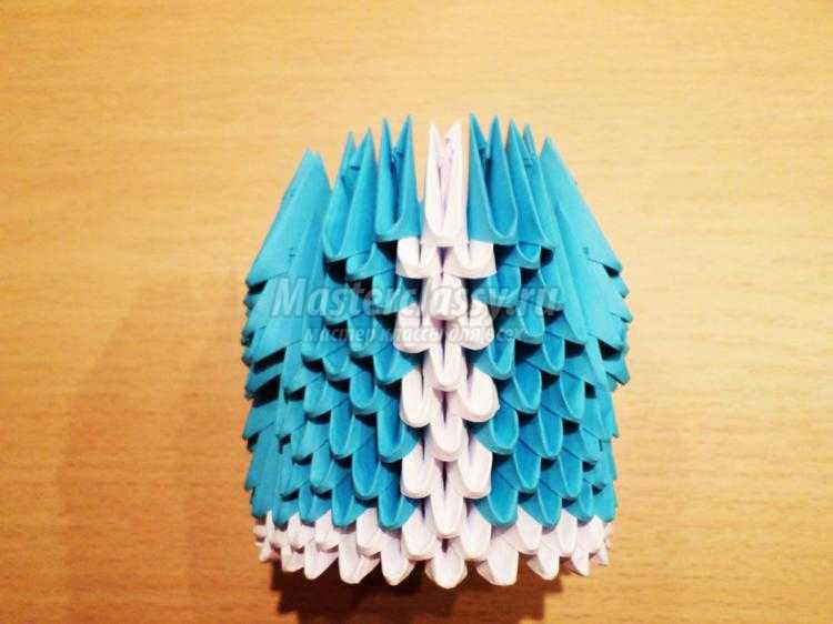 модульное оригами. Снегурочка