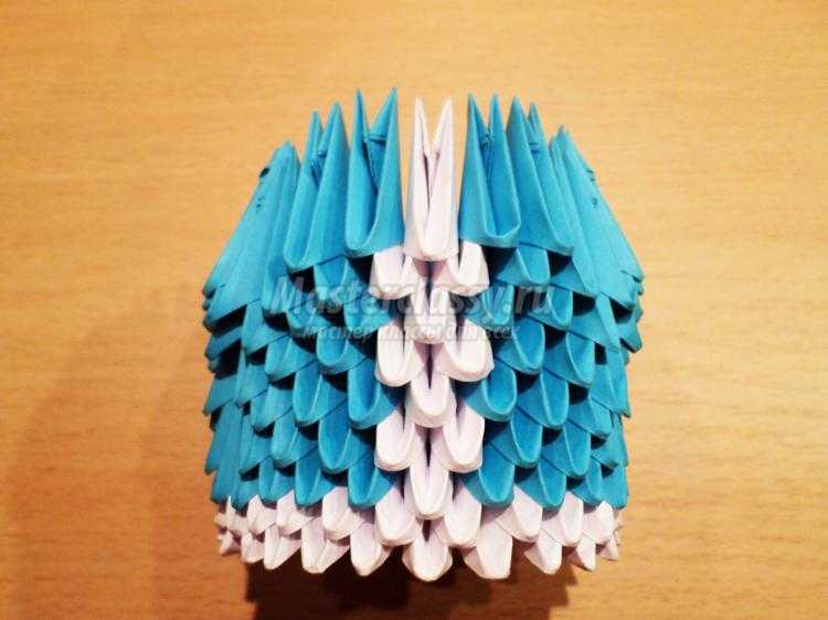 модульное оригами. Снегурочка