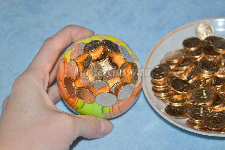 денежный топиарий из монет своими руками