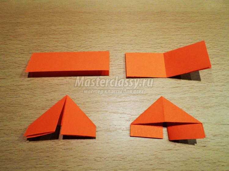 модульное оригами. Дед Мороз своими руками