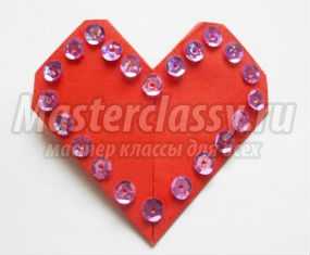 Оригами. Закладка ко дню влюбленных «Сердце». Мастер-класс с пошаговыми фото
