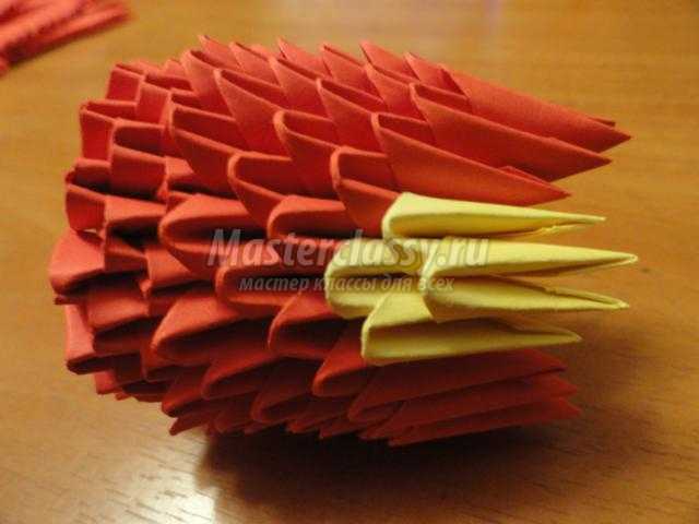 модульное оригами. Букет цветов к 8 Марта