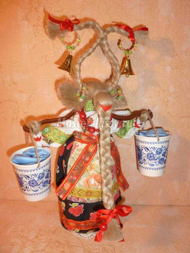 традиционная народная кукла Коза своими руками
