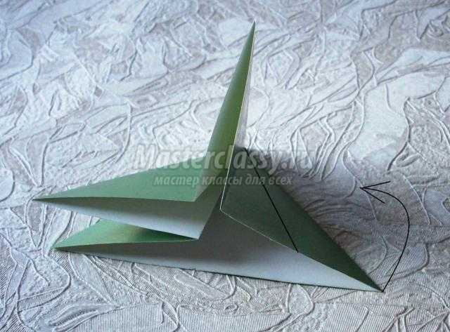 оригами. Пасхальная открытка с ангелом-хранителем