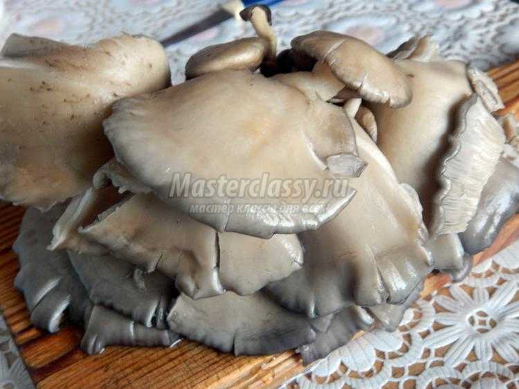 открытые слойки с грибами