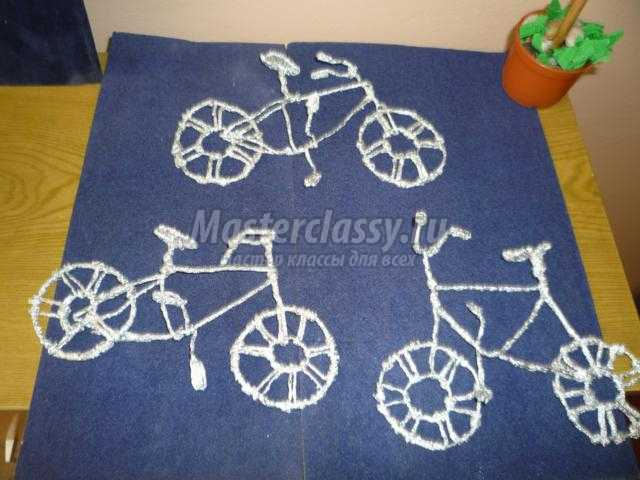 плетеная коляска из фольги