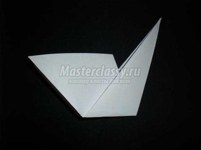 лебедь в технике оригами
