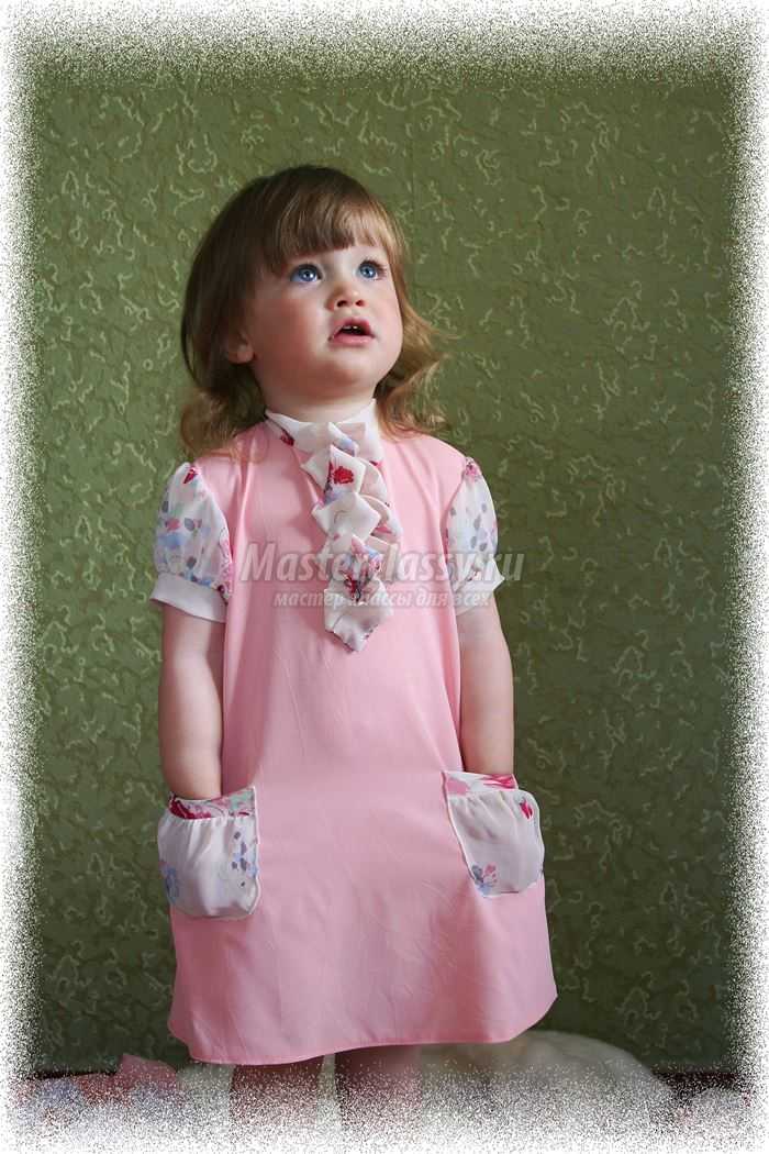 Праздничное платье для девочки двух лет