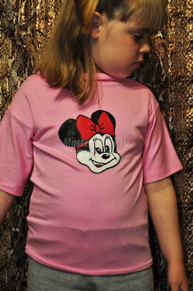 детская футболка с Микки Маусом