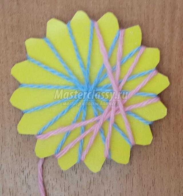 цветок в технике спирелли