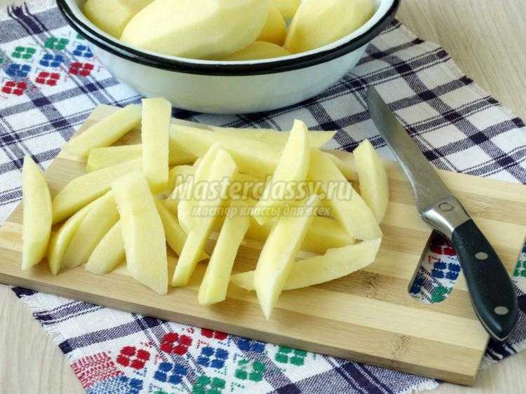 картофель фри в духовке
