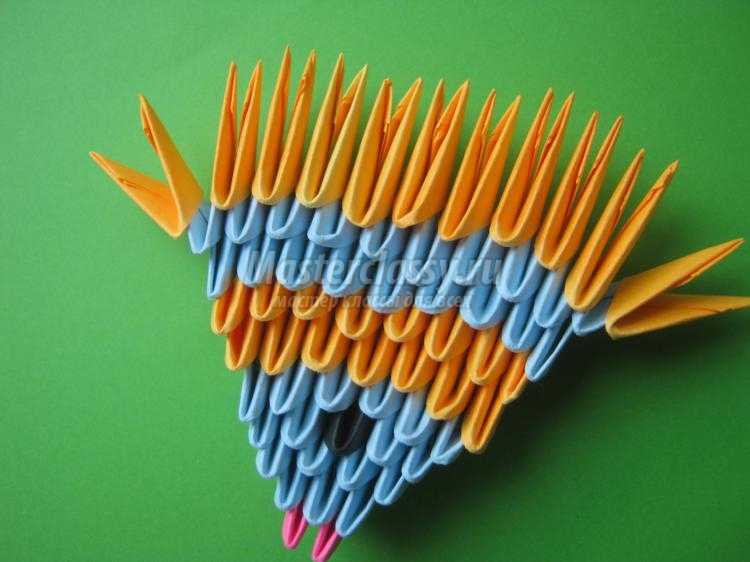 модульное оригами. Рыбка