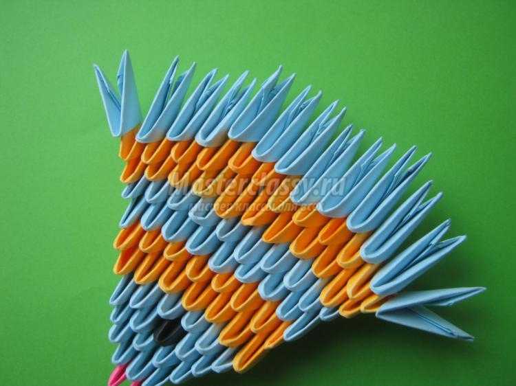 модульное оригами. Рыбка