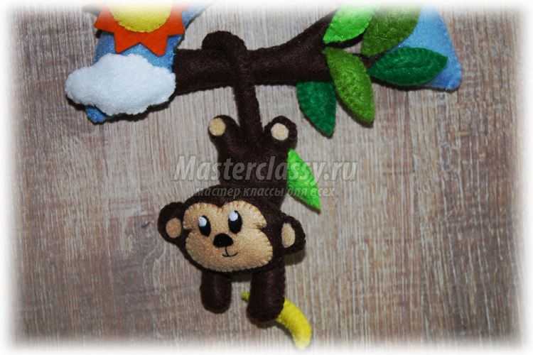 Панно с обезьянкой в детскую комнату