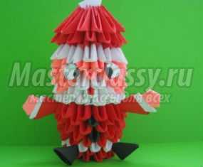 Санта-Клаус в технике модульное оригами. Мастер-класс