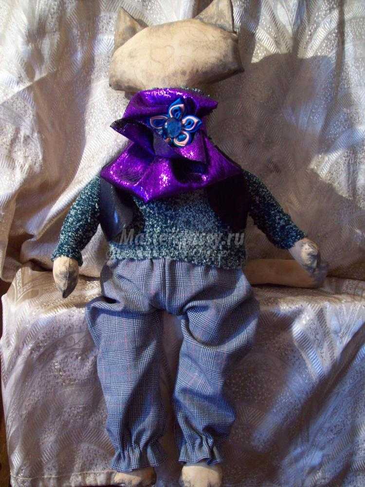 грунтованная текстильная кукла. Леопольд