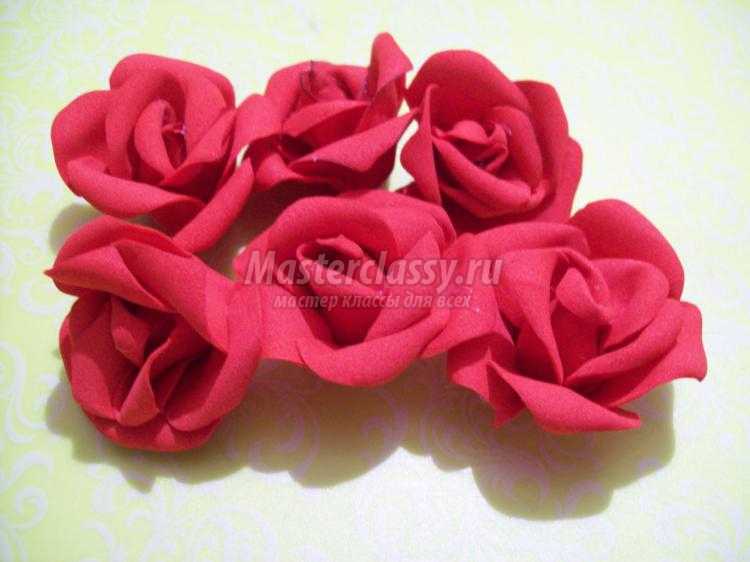 сетка для волос с розами из фоамирана. Юлия