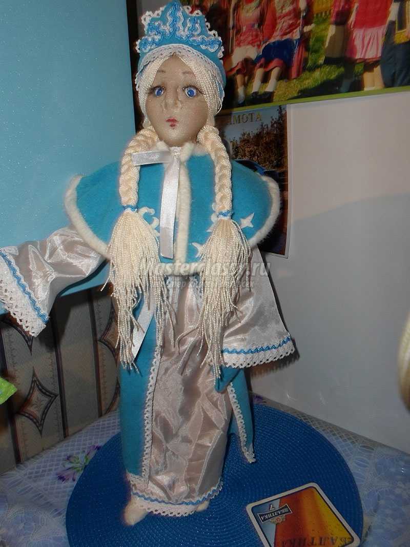 Снегурочка - текстильная кукла своими руками