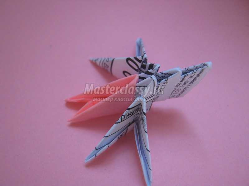 кролик в технике модульного оригами