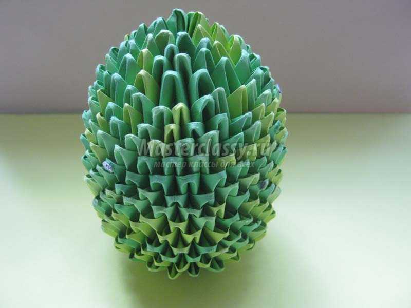оригами кактус из бумаги
