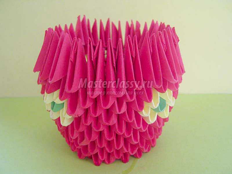 инструкции модульный оригами корзинка