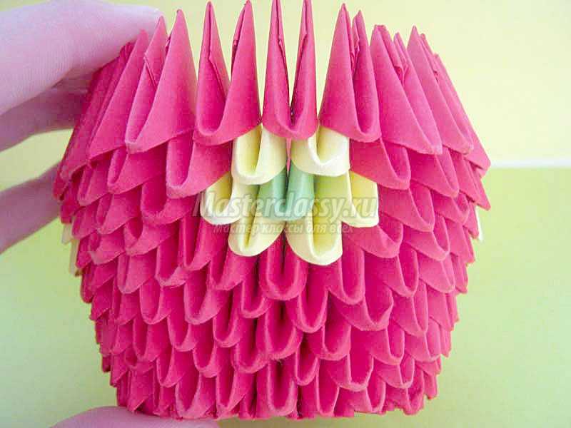 инструкции модульный оригами корзинка