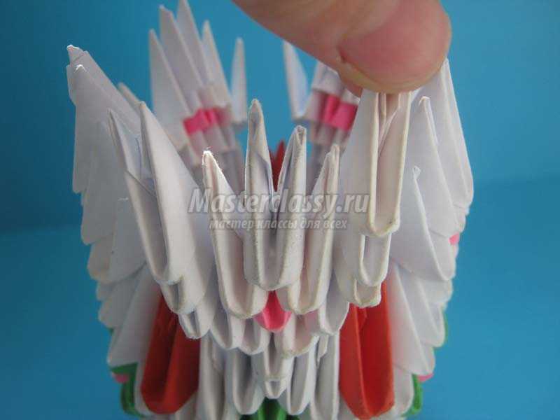 модульное оригами вазы мастер класс