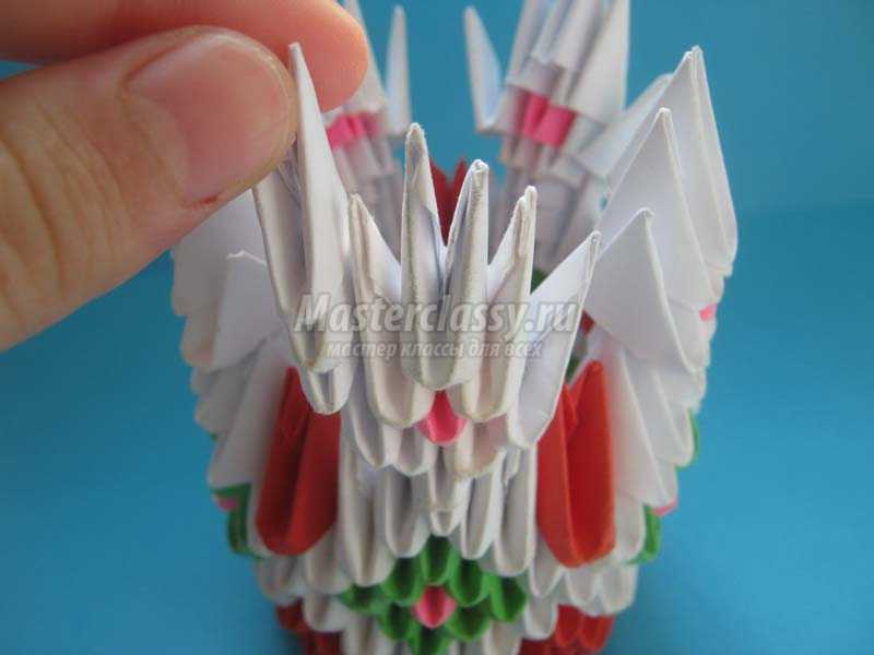 модульное оригами вазы мастер класс