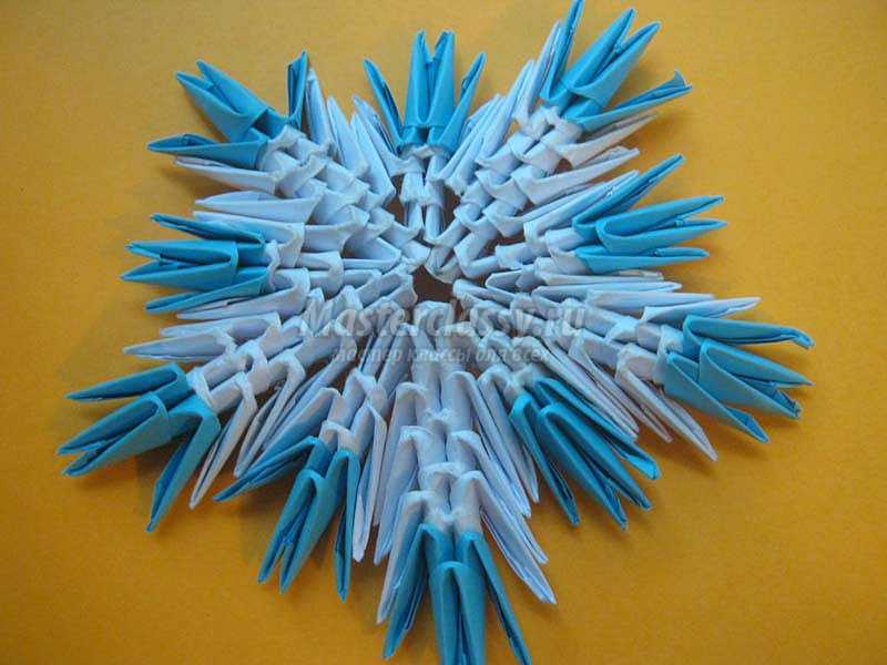 модуль оригами снежинка