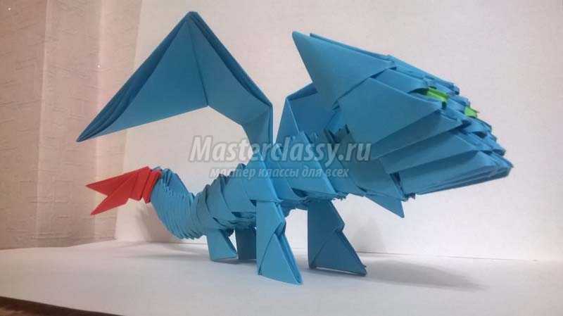 модульное оригами дракон ночная фурия