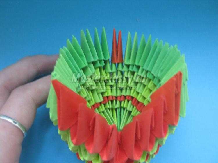 модульное оригами. Подставка под телефон
