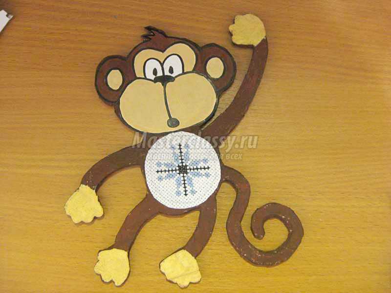 елочная игрушка обезьянка