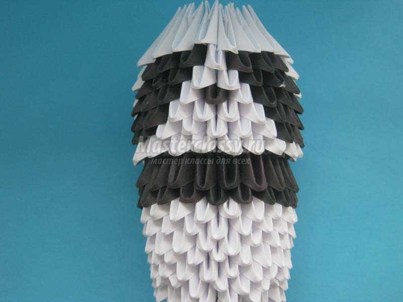 как сделать оригами панду