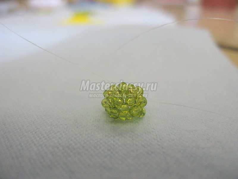 плетение бисером кактуса
