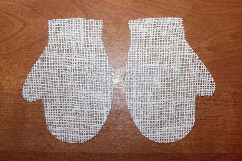 варежки из ткани