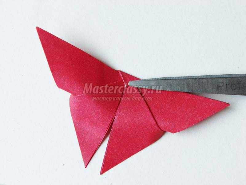 оригами бабочка пошаговая