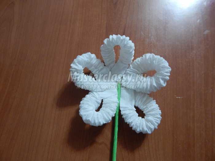 «Подарок для мамы в технике гофротрубочек цветы «Ромашка»