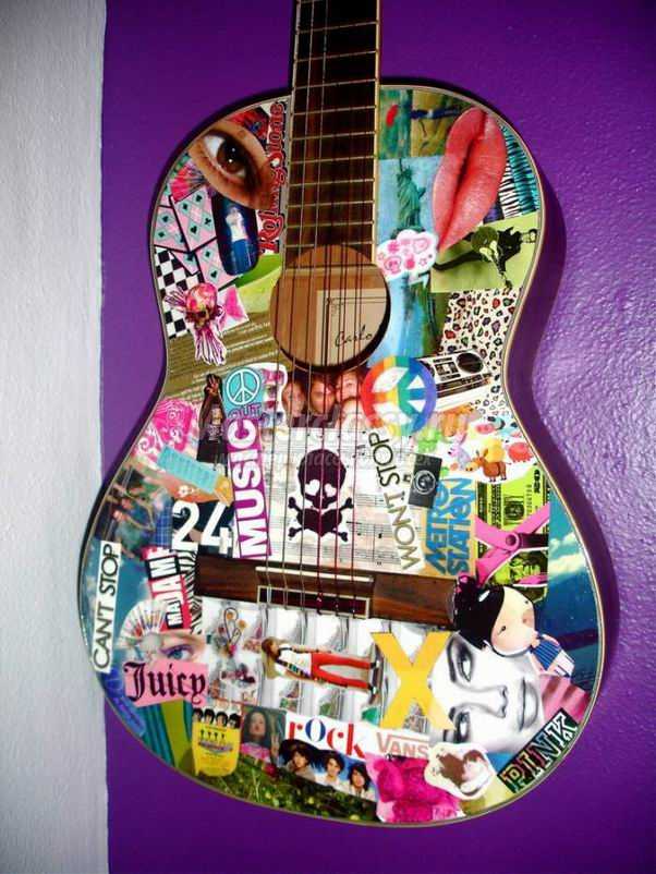 Топ-7 способов как украсить гитару своими руками